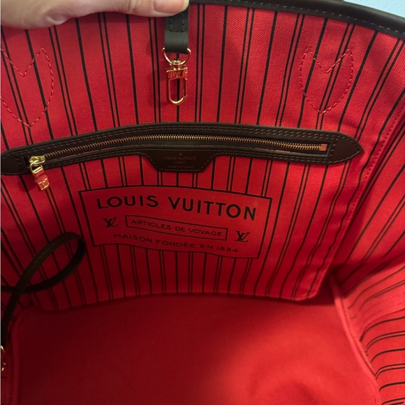 Authentic Louis Vuitton Damier Ebene Neverfull MM - Picture 12 of 13